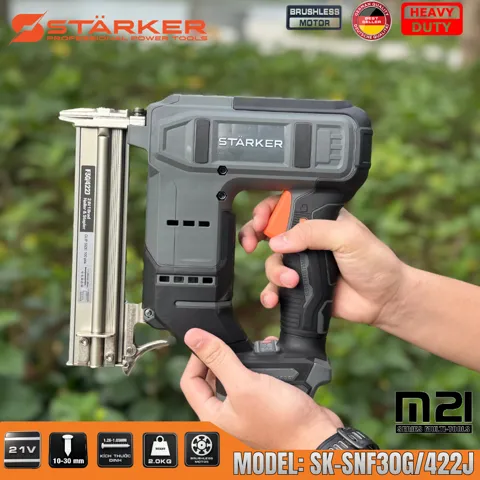 Máy Bắn Đinh Pin 21V Brushless, Chân M21 - ảnh 6