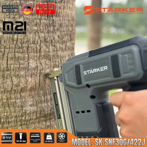 Máy Bắn Đinh Pin 21V Brushless, Chân M21 - ảnh 7