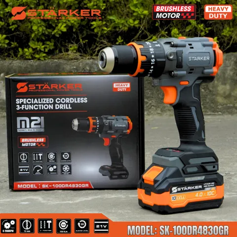 Máy Khoan Pin 21V Brushless, Mũi 13mm, Lực Siết 100N·m - ảnh 7
