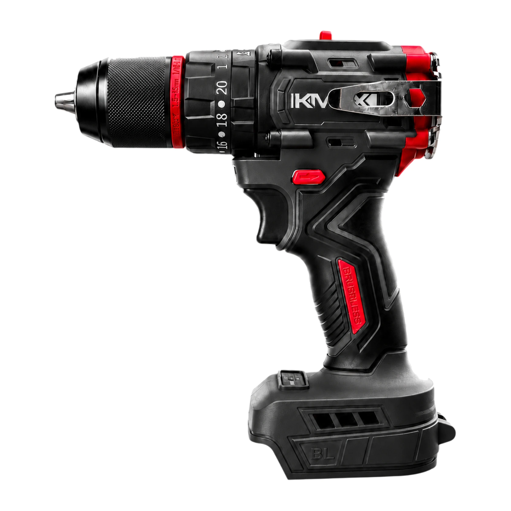 Máy Khoan Vặn Vít Pin K-MAX, Mâm 13mm, Lực Siết 60N·m, 20 Cấp Lực