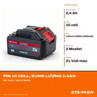 Pin 10 Cell, Dung Lượng 2.4Ah - ảnh 2