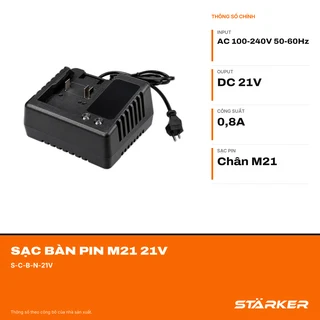 Sạc Bàn Pin M21 21V - ảnh 2