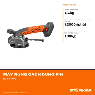 Máy Rung Gạch Dùng Pin - ảnh 2