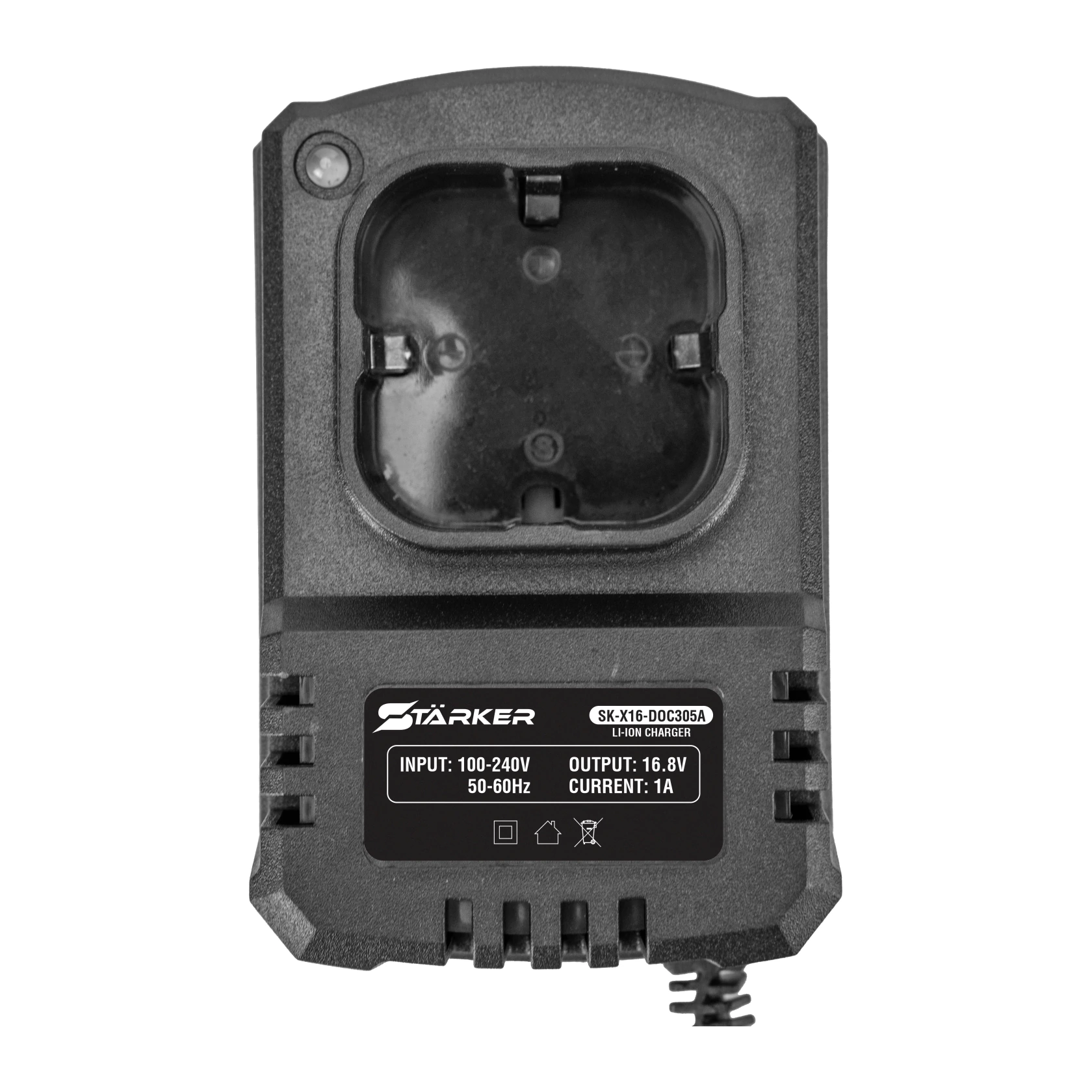 Sạc Pin STARKER 16.8V, 1A (SK-X16-DOC305A), Dùng Cho Khoan SK-DR1040GR