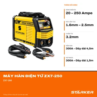Máy Hàn Điện Tử ZX7-250, 250A, Công Nghệ IGBT Inverter, Nhẹ 2kg, Hàn Que 1.6-3.2mm - ảnh 2