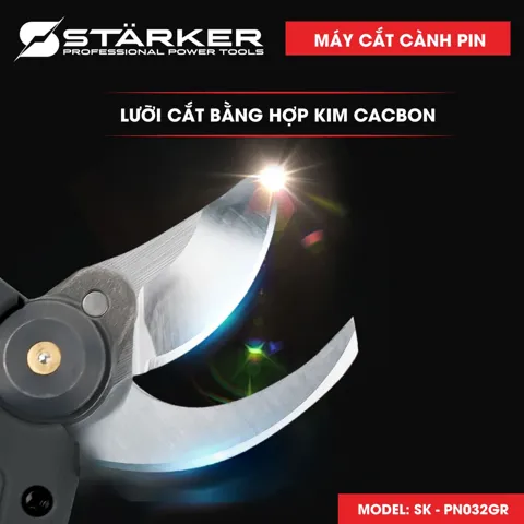 Máy Cắt Cành Pin 20V Brushless, Mở Lưỡi 35mm, Chân Pin M21 - ảnh 3