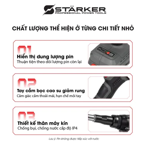 Máy Rút Đinh Rive Pin 21V Brushless, Chân M21 - ảnh 3