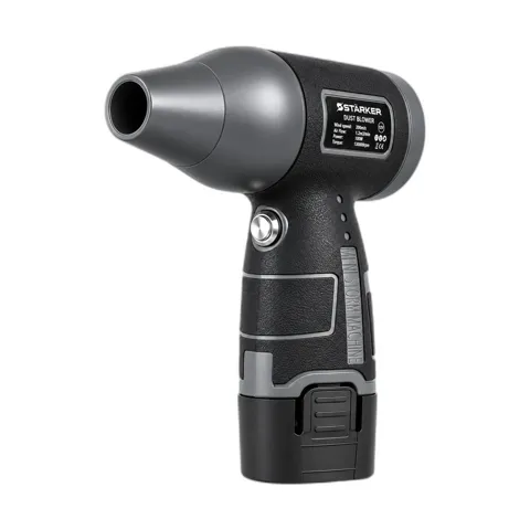 Máy Thổi Bụi Phản Lực 12V, Thổi Lá Mini, 130.000 Vòng/Phút, 8 Cấp Gió, Kèm Pin & Sạc