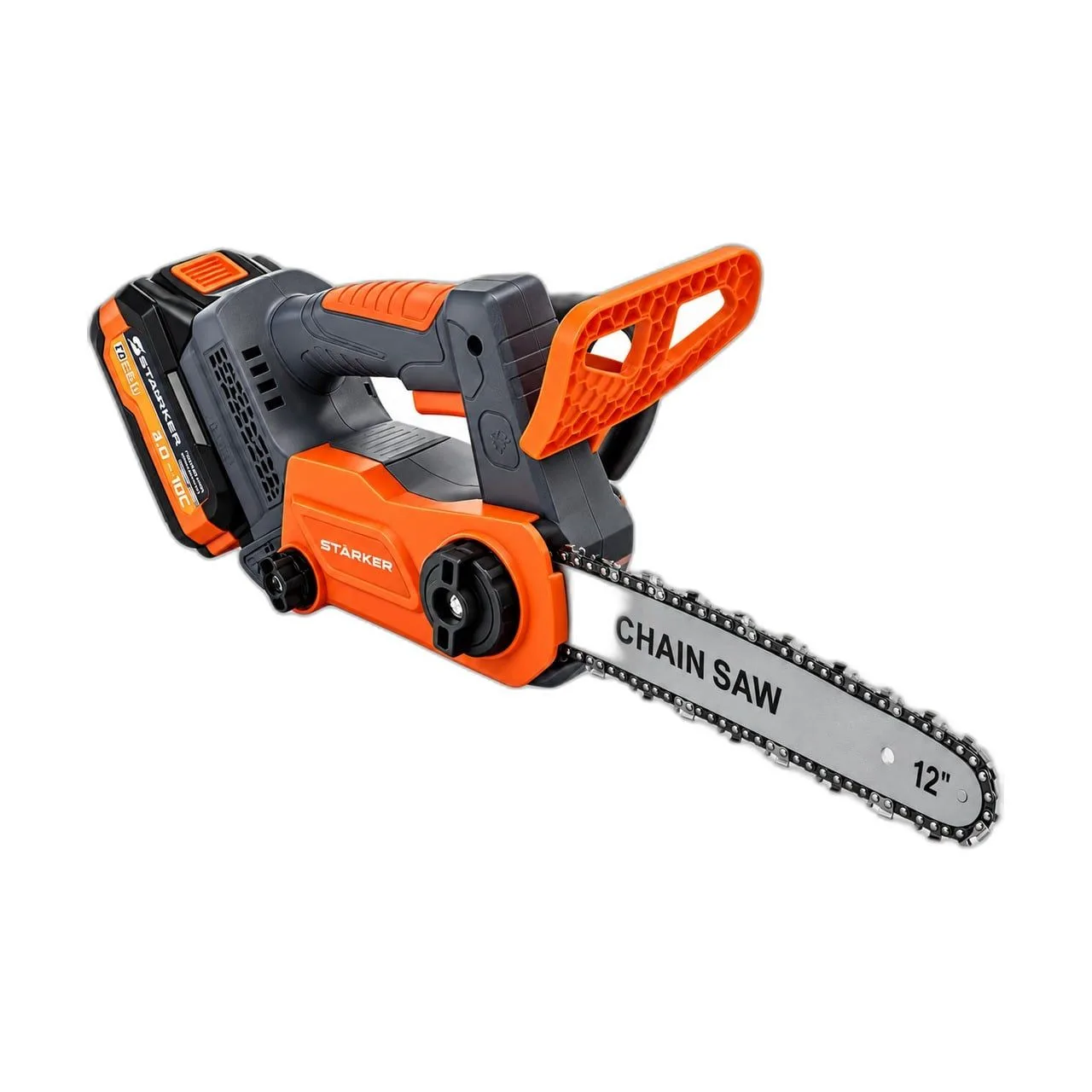 Máy Cưa Xích Pin 12 Inch Brushless 900W, Màu Cam