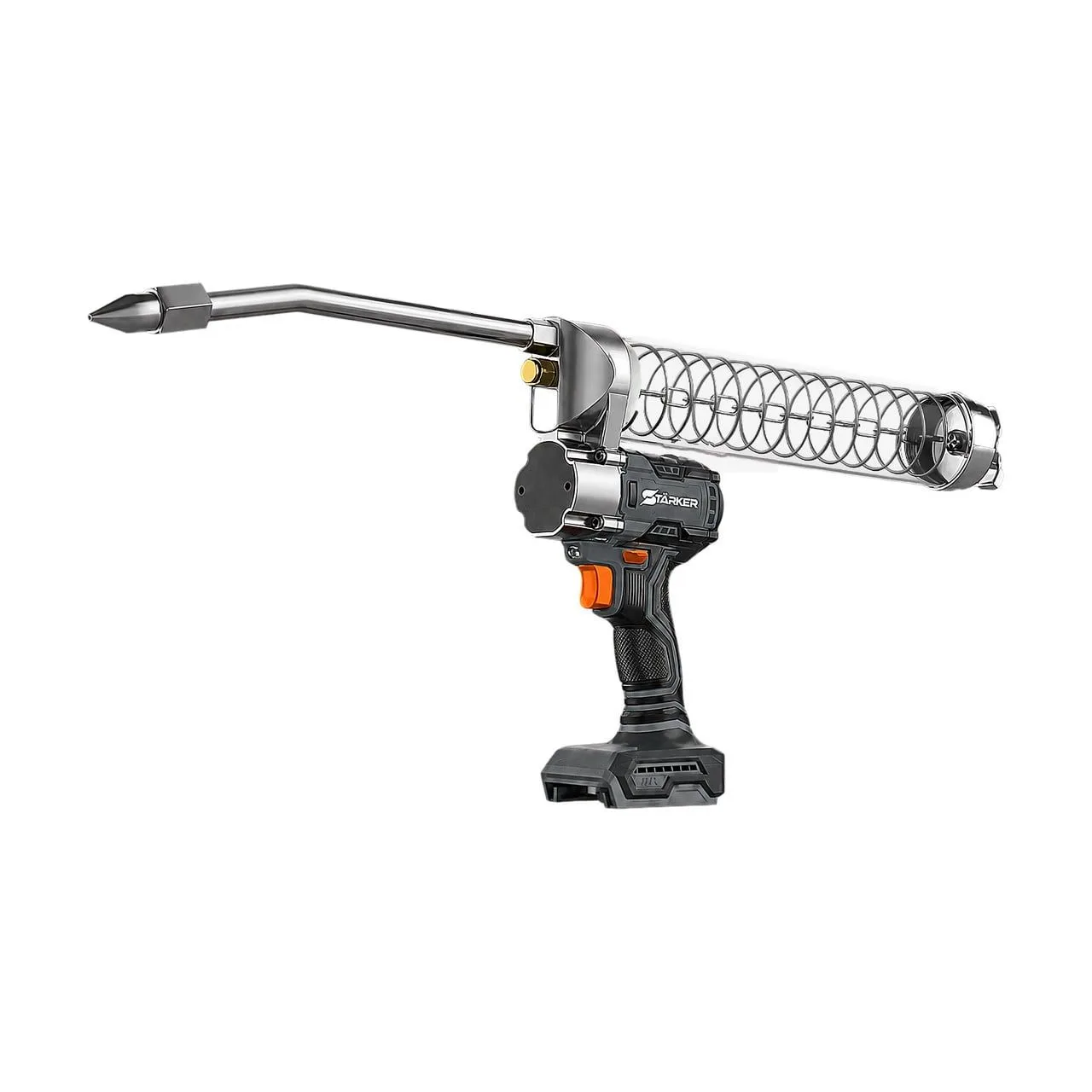 Súng Bơm Mỡ Pin 20V Brushless, Áp Suất 689 Bar, Bình 500cc
